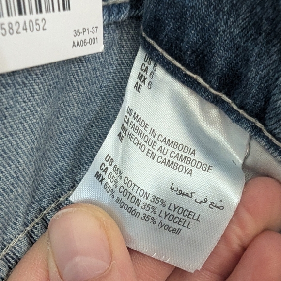 Style & Co Slouchy High Rise Crop 6 - Picture 6 of 7